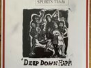 SPORTS TEAM DEEP DOWN HAPPY RED VINYL ALBUM WITH ALTERNATIVE SLEEVE RARE AND NEW