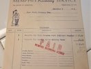 ROCKABILLY 1955 MEMPHIS RECORDING SERVICE  SUN RECORDS ELVIS PRESLEY INVOICE