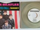 THE BEATLES Sure To Fall / Money 1976 45 Deccagone PRO-1104 NM CLEAR VINYL