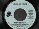 ROLLING STONES: She's So Cold / Clean Version 45 (dj, very close to M-, w/ sle