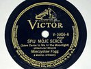 MIECZYSLAW FOGG w/ ORKIESTRY POLISH 78 RECORD VICTOR 16456 E+