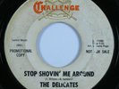Northern Soul 45 DELICATES Stop Shovin' Me Around CHALLENGE promo HEAR