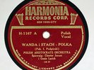 THE ARISTOCRATS ORCHESTRA POLISH POLKA 78 RECORD HARMONIA H-1167  E+