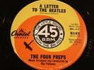 The Four Preps  A LETTER TO THE BEATLES / College Cannonball   CAPITOL EX