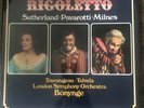 VERDI RIGOLETTO Lp Record BOX SET PAVAROTTI SUTHERLAND MILNES LONDON NEW