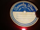 GOSPEL - UNKNOWN GROUP- RED VINYL 78 RPM TEST PRESSING - BEVERLY DISC- LISTEN