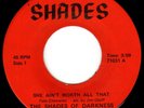 THE SHADES OF DARKNESS - She Ain't Worth All That - COOL NY GARAGE 45 - HEAR