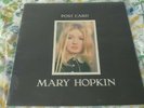 MARY HOPKIN POSTCARD U.K MONO APPLE WITH RARE POSTCARD INSERT BEATLES RELATED.