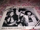 LED ZEPPELIN SOLO PERFORMANCES LP