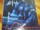 Sodom Tapping the Vein LP Original 1992 EX/EX in the sign evil,obsessed cruelty