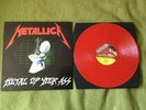 METALLICA metal up your ass LP red vinyl THRASH nwobhm SLAYER anthrax VENOM