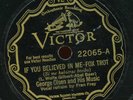 GEORGE OLSEN.FRAN FREY.IF YOU BELIEVED IN ME/SONG OF THE MOONBEAMS.78
