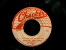 BO DIDDLEY WHO DO YOU LOVE/I'M BAD THE VERY RARE ORIGINAL CHECKER PROMO 45 HEAR