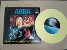 7' abba money money money crazy world yellow coloured vinyl single disco pop 70s