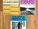 (3) 1st Pressing MLK Speaks LP Records 1963 Freedom March on Washington, Detroit