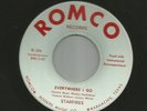 ROCKABILLY bw SURF INSTRO - STARFIRES -  EVERYWHERE I GO - HEAR-1963 TEXAS ROMCO