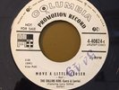 THE COLLINS KIDS Move A Little Closer 45 RARE Rockabilly PROMO Columbia EX