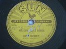 Original Elvis Presley 78 Rpm Sun Record Record Milkcow Blues Boogie
