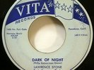 LAWRENCE STONE 45 Dark of Night / Without a word of Goodbye VITA 1955 Rn'B TB 70