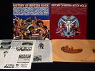 4-LP Set: HISTORY OF BRITISH ROCK Vol.1 & 2 - Beautiful Condition w Orig. Insert