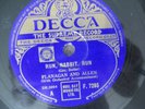 78 RPM FLANAGAN AND ALLEN RUN RABBITRUN &THE WASHING ON THE SIEGFRIED LINE F7265