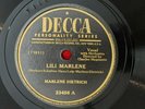 Decca Marlene Dietrich 78 RPM  