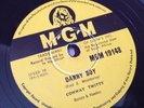 CONWAY TWITTY : DANNY BOY  /  HALFWAY TO HEAVEN.  SA 78.rpm (1959)