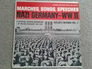 Marches, Songs, Speeches Germany Ww2 vinyl lp/ audio masterpiece AM2450