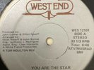 Jakki - You Are The Star - Tom Moulton Mix - Original West End 12” Vinyl Single