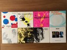 8 x 7” vinyl: sugarcubes, belle and sebastian and moose - dog on wheels, suzanne
