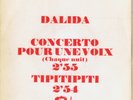 Dalida - Concerto pour une voix + 1 (45t promo)
