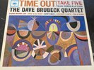 LP THE DAVE BRUBECK QUARTET FEATURING TAKE FIVE - TIME OUT - CBS S 62068 GERMANY