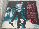 THE JAM LIVE AT THE MUSIC MACHINE 2nd MARCH 1978  DOUBLE VINYL L.P. NEW/SEALED