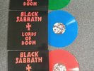 ** BLACK SABBATH X3 lords of doom rare Vinyl lp record. Paranoid,Ozzy,live,