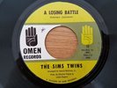 Northern Soul - Sims Twins - A Losing Battle / I Go-Fer You - Original Omen 45
