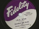 BLUES ROCK & BLUES 78 - BUMBLE BEE SLIM -  IDA RED  -HEAR -1951 FIDELITY 3004