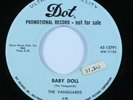 Doo Wop/R&B Rocker 45 VANGUARDS Baby Doll DOT promo HEAR