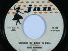 Rockabilly 45 GENE SUMMERS School of Rock 'n Roll JAN HEAR