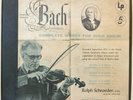 ROLPH SCHROEDER Bach Solo Violin Sonatas Partitas COLUMBIA 3LP BOX SL 189 RARE