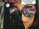 Signed Icon- Right Between The Eyes Promo LP Full Band