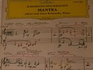 Karlheinz Stockhausen. Mantra. Vinyl LP.