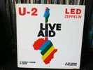 U2  LED ZEPPELIN  LIVE AID 1985  RARE  LP