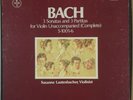 SUSANNE LAUTENBACHER Bach 3 Sonatas & Partitas Violin VOX BOX SVBX 526 3-LP NM