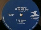 Eric Dolphy LP At the five spot V2 Blue Prestige 1965 press VAN GELDER STEREO ++