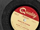 ROCHE & AZNAVOUR-VINYLE 78tr QUALITY/POLYDOR CANADA 042-JE SUIS AMOUREUX & BOULE