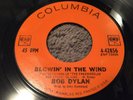 Bob Dylan: Blowin' In The Wind/Don't Think Twice 1963 Columbia Records 4-42856