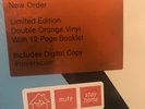 NEW ORDER - MUSIC COMPLETE ORANGE VINYL 2LP - LOVE RECORD STORES LRS 2020 New