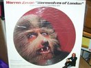 WARREN ZEVON WEREWOLVES OF LONDON 1978 PICTURE DISC ASYLUM VINYL LP