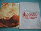 MADONNA Blond Ambition World Tour 1990 w/ Plastic Bag Book Japan Rare