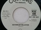 MONKEES Daydream Believer 2:57 b/w Goin' Down 661012 7